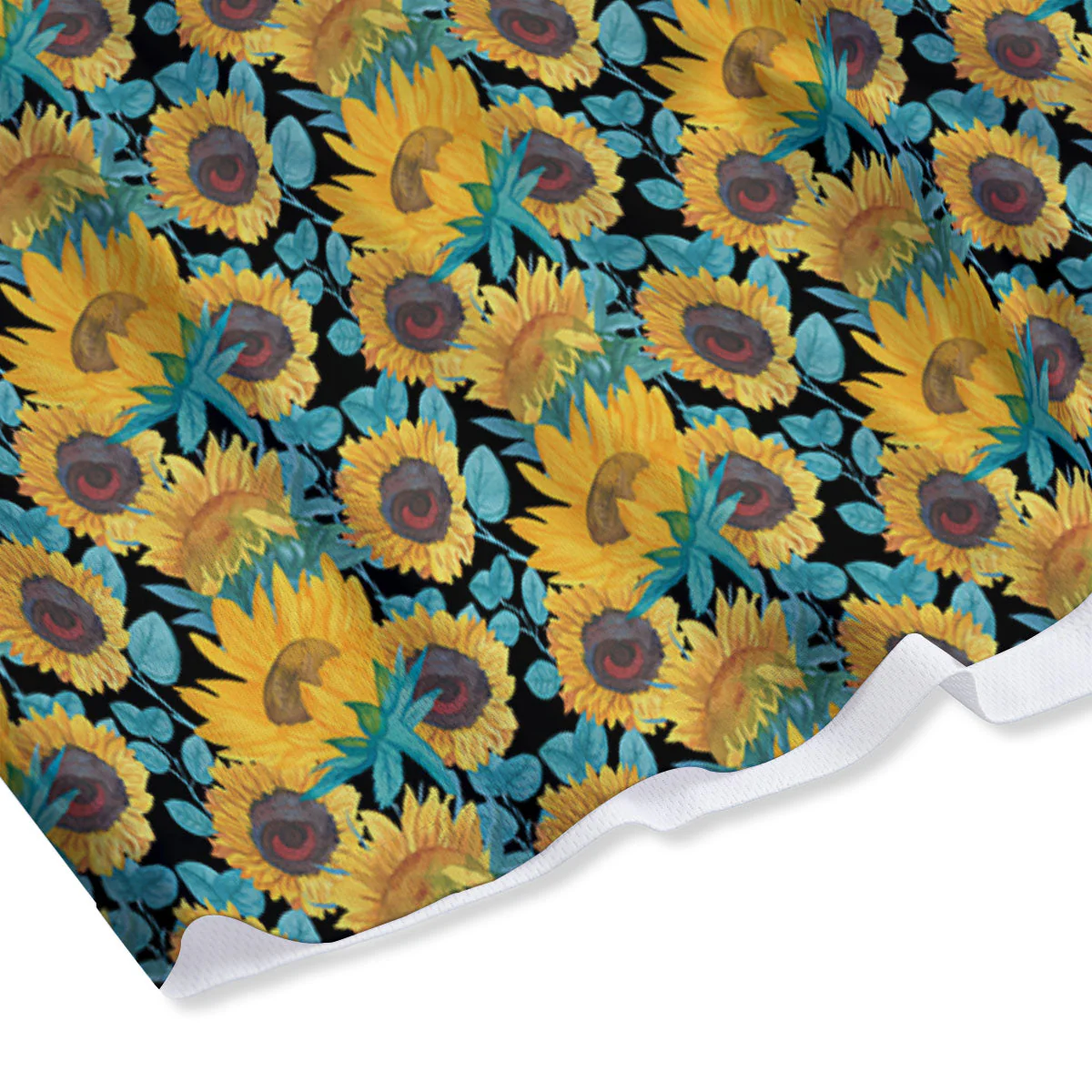 Sunflower Bright Print Pattern Mesh Shorts - Image 4