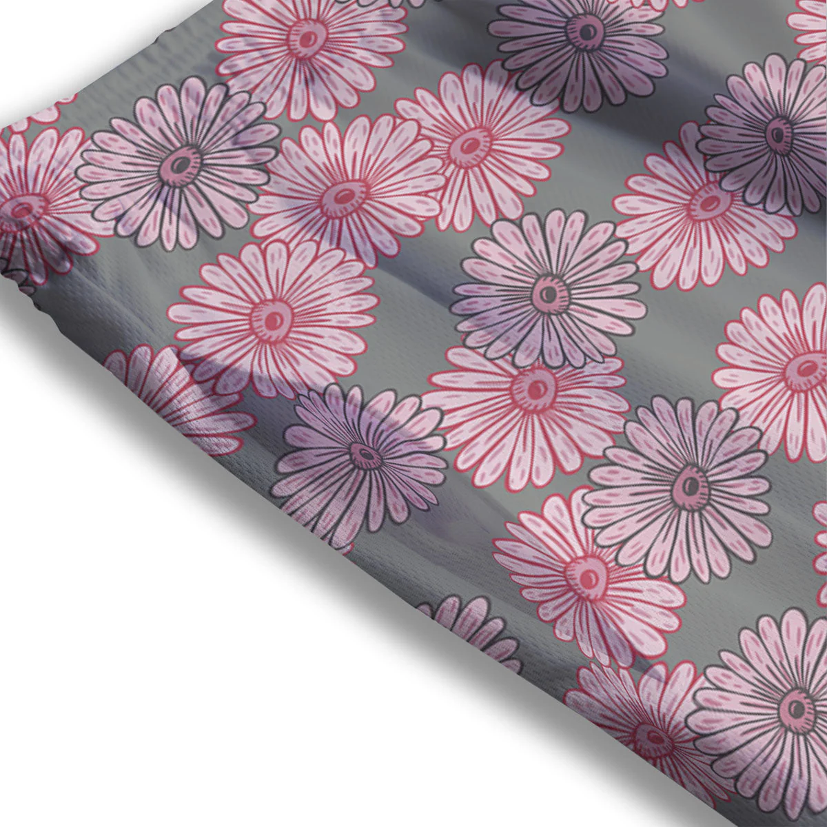 Sunflower Pink Print Pattern Mesh Shorts - Image 3