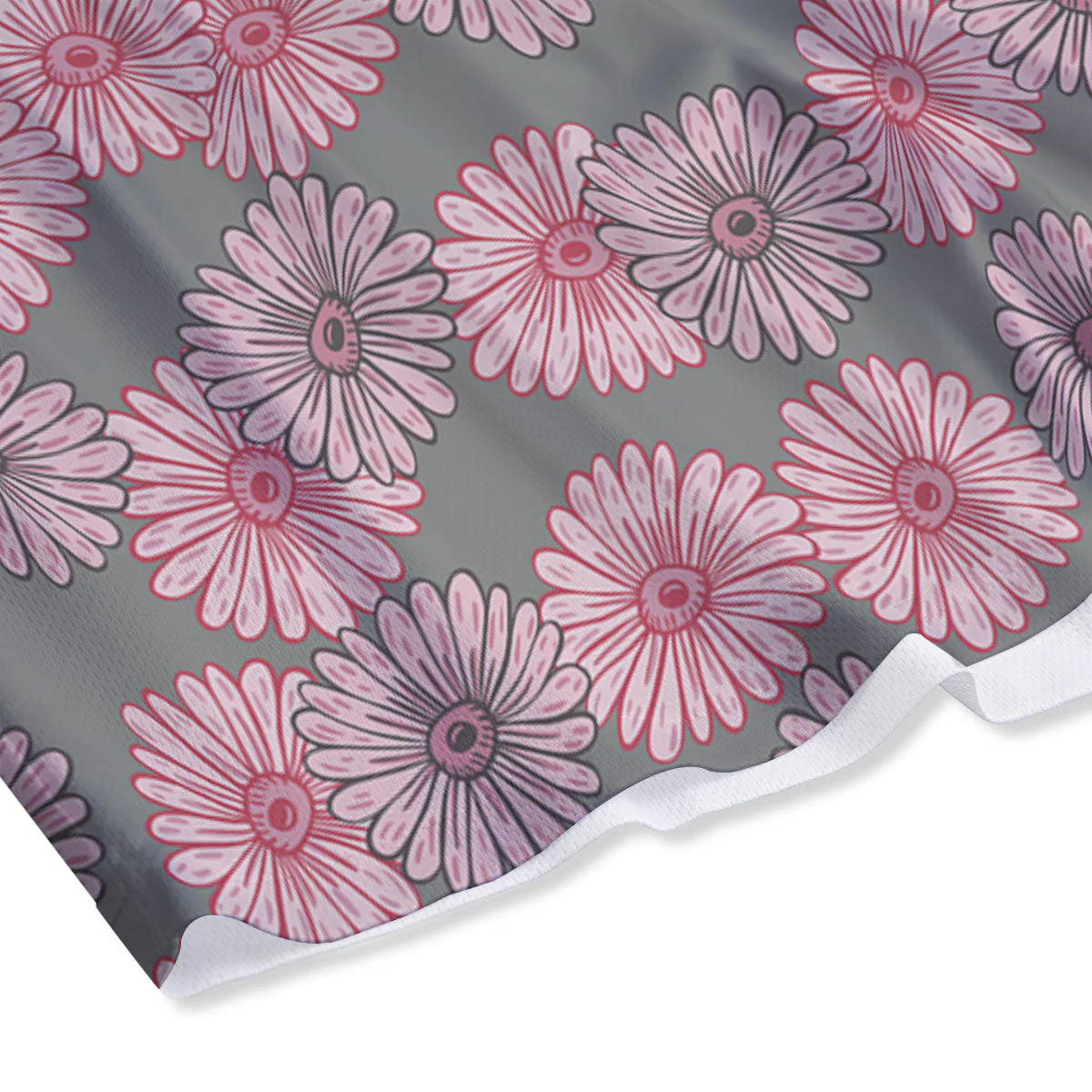 Sunflower Pink Print Pattern Mesh Shorts - Image 4