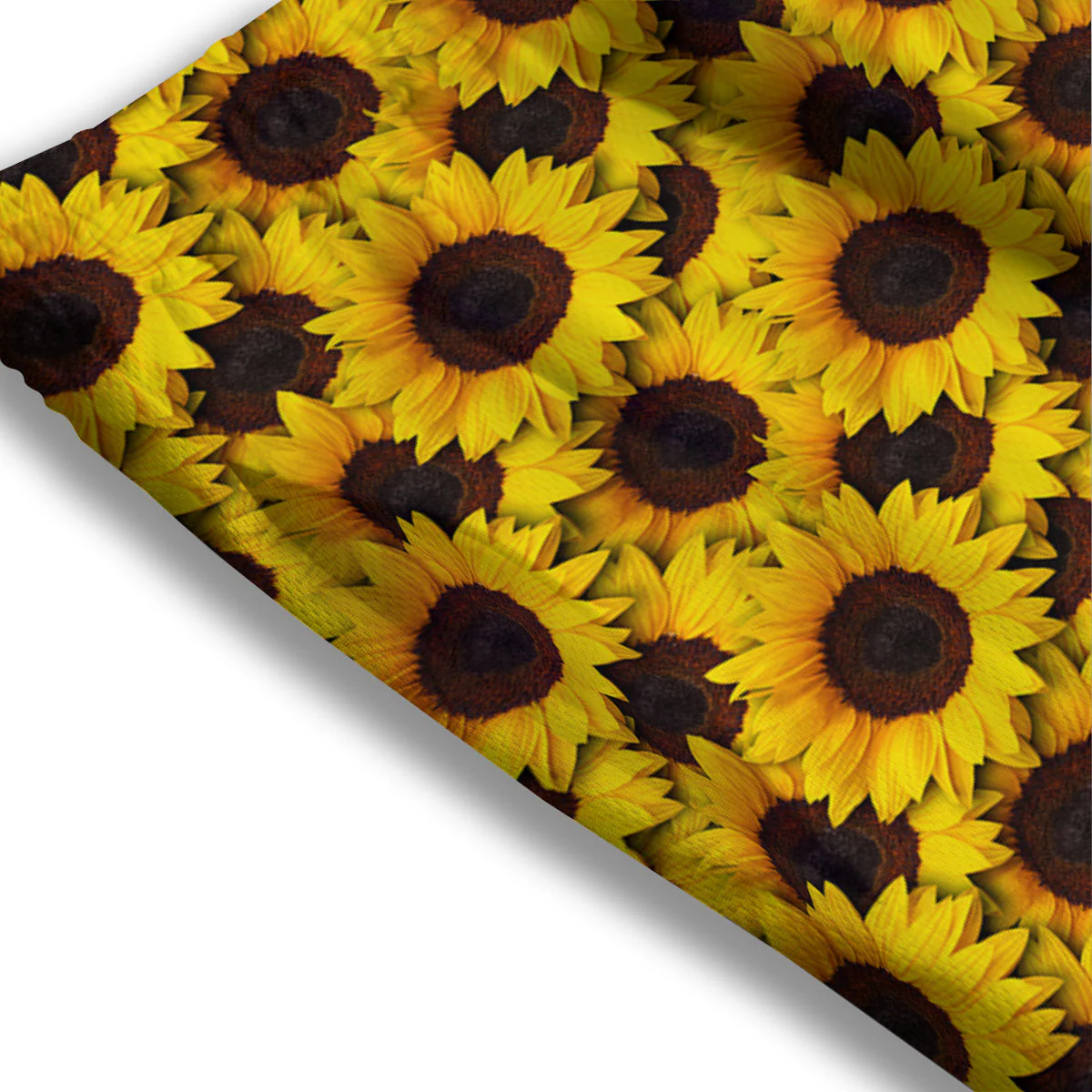 Sunflower Yellow Print Pattern Mesh Shorts - Image 3