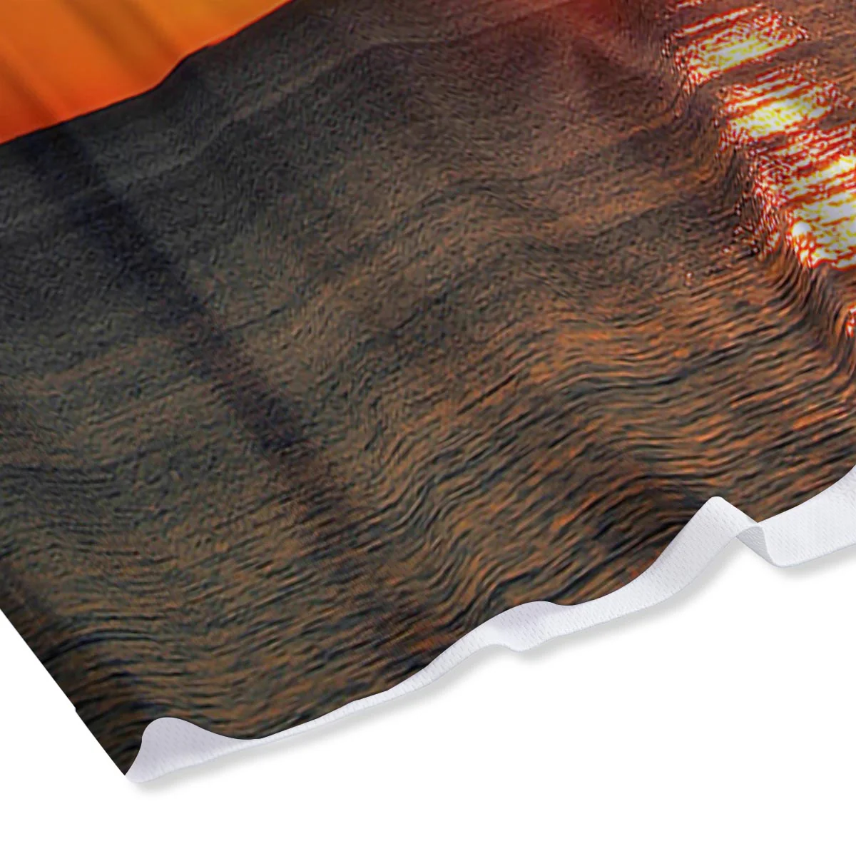 Sunset Over Sea Print Mesh Shorts - Image 4