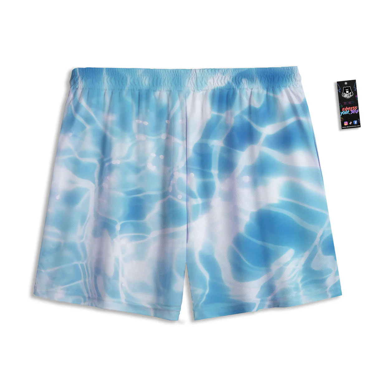 Surface Pool Water Print Mesh Shorts - Image 2