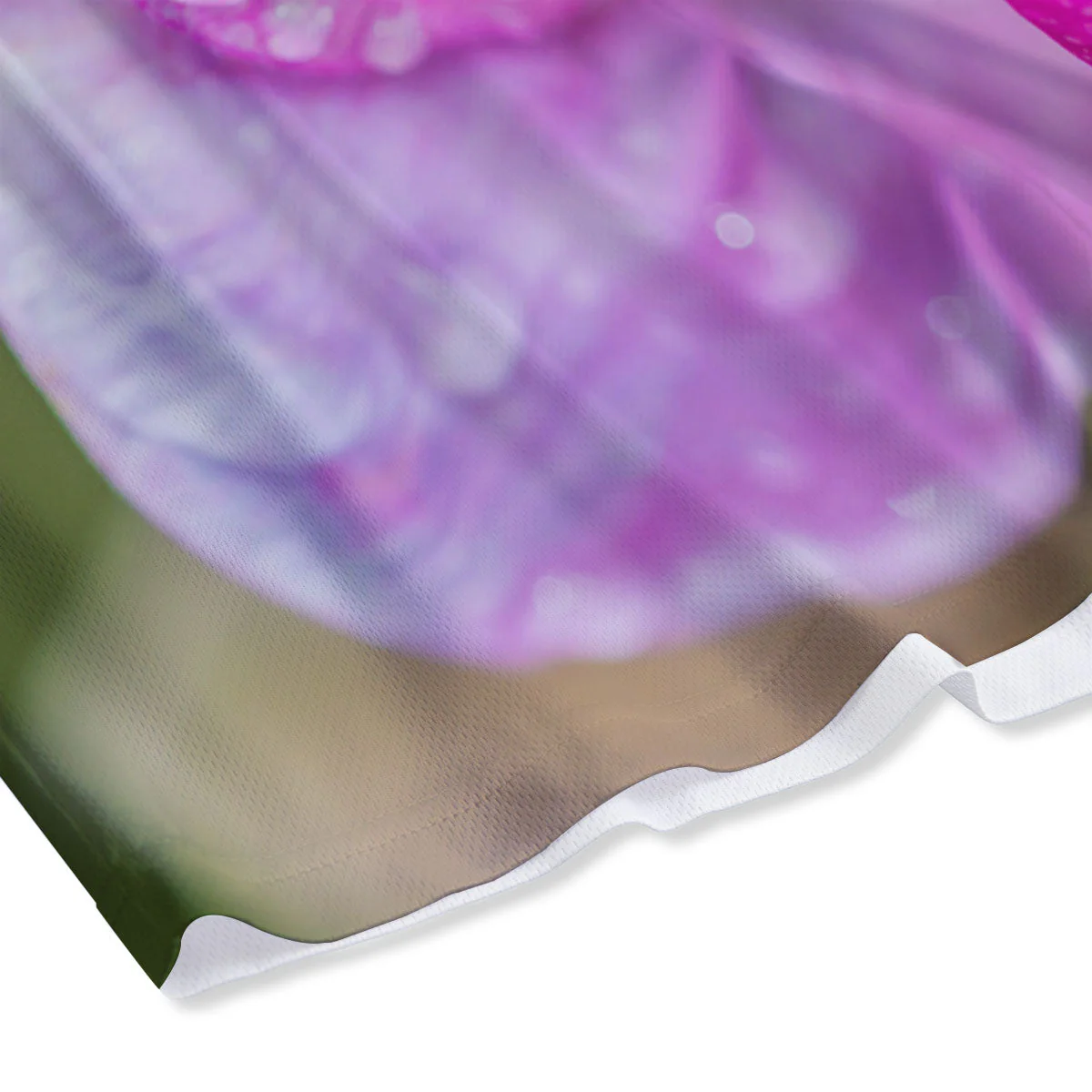 Sweet Pea Purple Print Mesh Shorts - Image 4