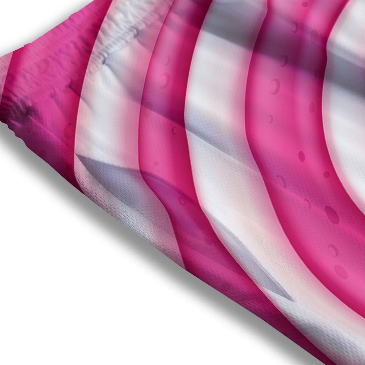 Swirl Pink Lollipop Print Mesh Shorts - Image 3