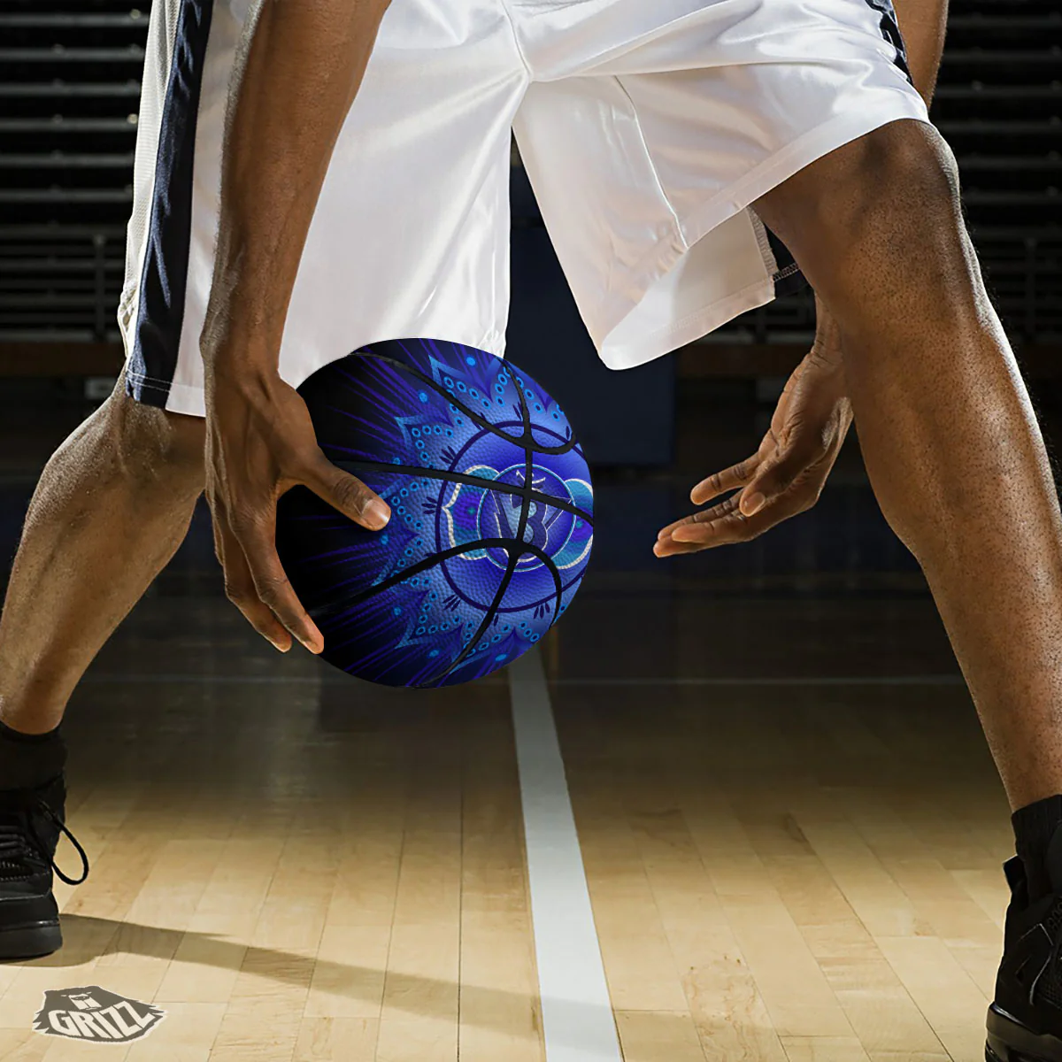 Symbol Ajna Chakra Print Basketball - Image 3