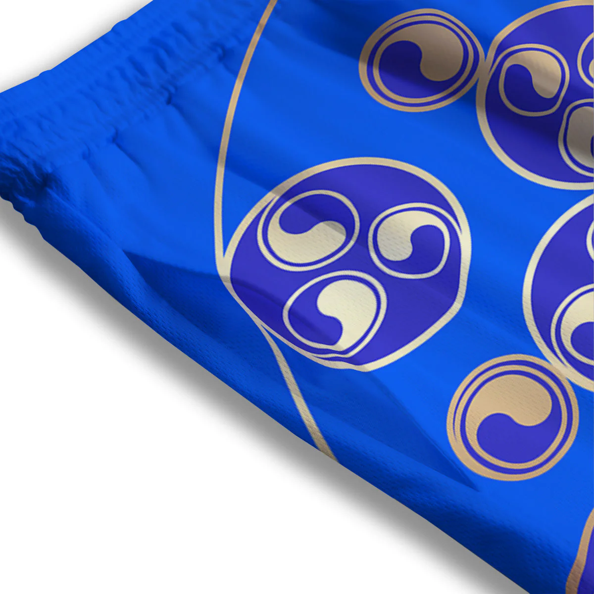 Symbol Blue Celtic Print Mesh Shorts - Image 3
