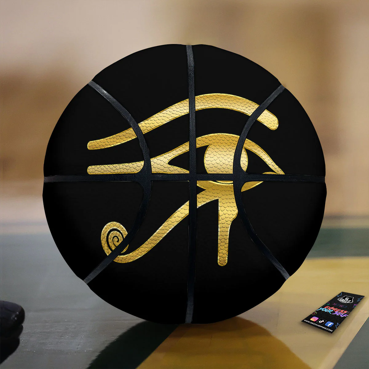 Symbol Eye Of Horus Print Basketball