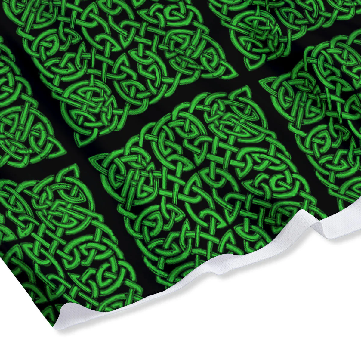 Symbol Irish Celtic Print Pattern Mesh Shorts - Image 4