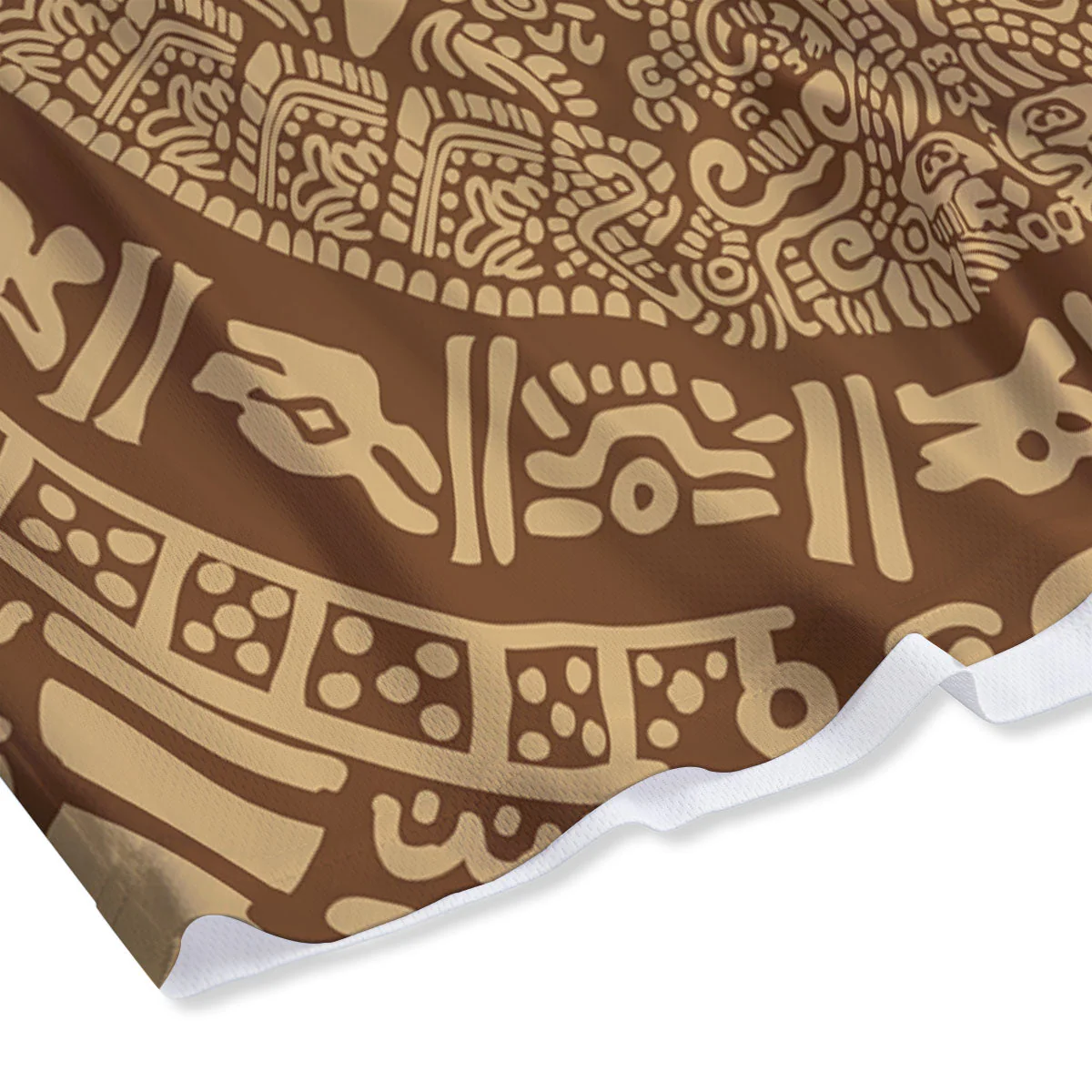 Symbol Mayan Print Mesh Shorts - Image 4