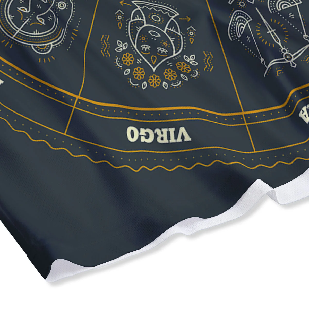 Symbols Zodiac Astrology Print Mesh Shorts - Image 4