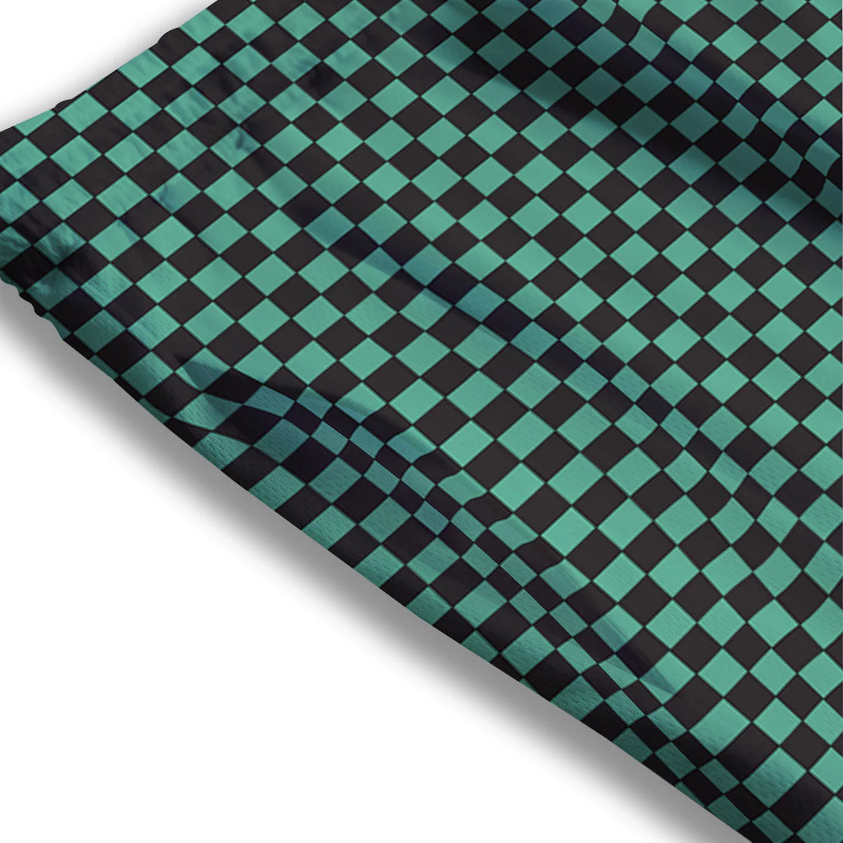 Tanjiro Print Pattern Mesh Shorts - Image 3