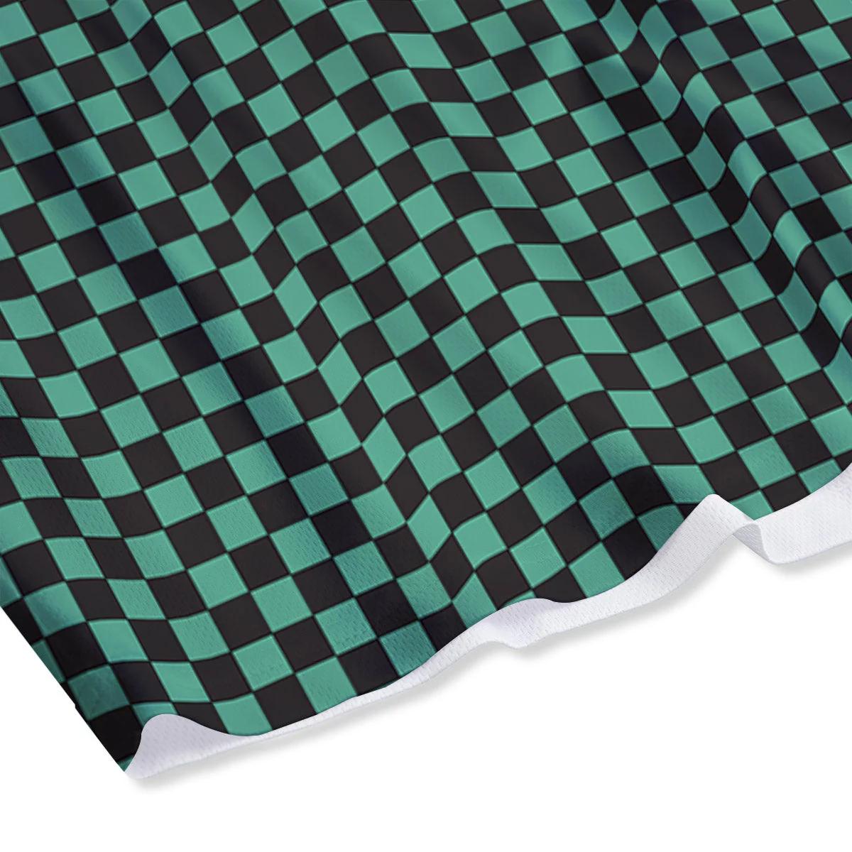 Tanjiro Print Pattern Mesh Shorts - Image 4