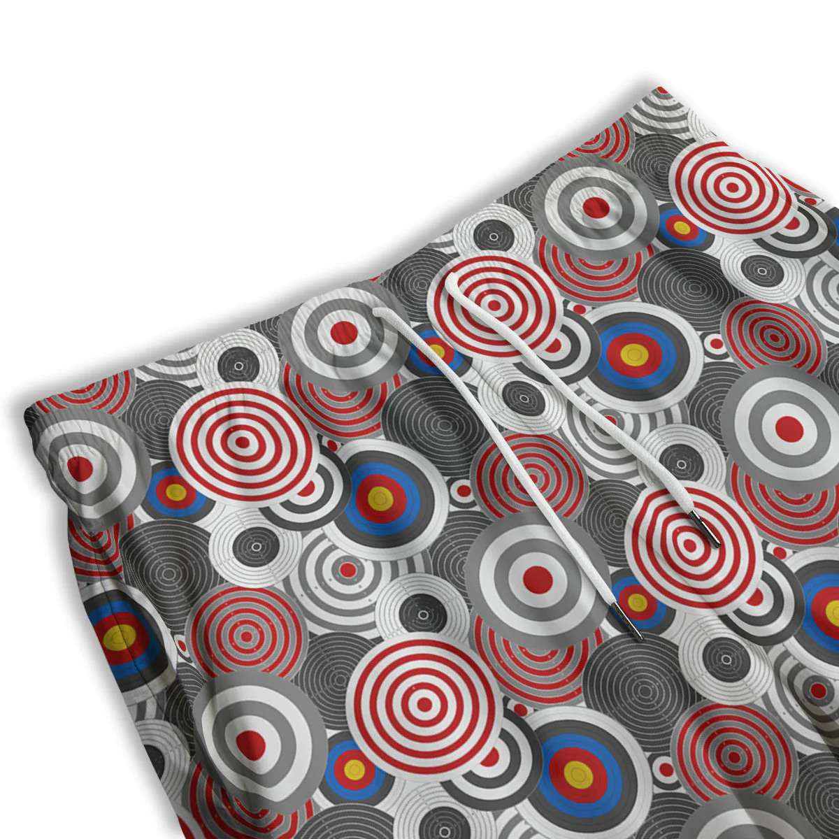 Target Darts Board Game Print Pattern Men's Athletic Shorts - Image 3