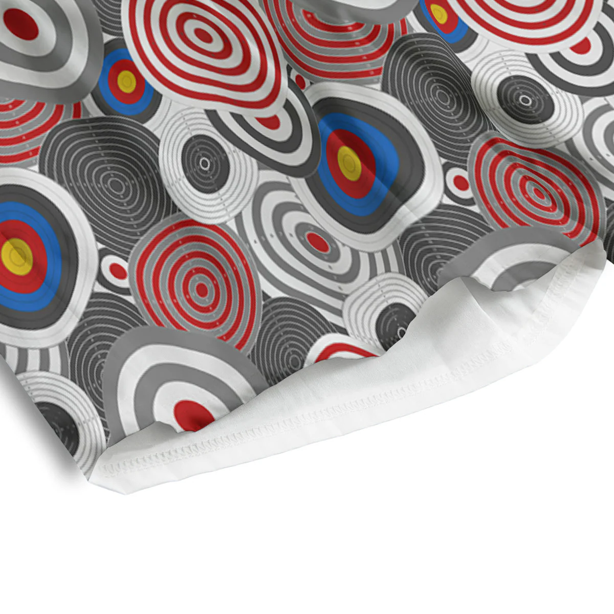 Target Darts Board Game Print Pattern Men's Athletic Shorts - Image 4