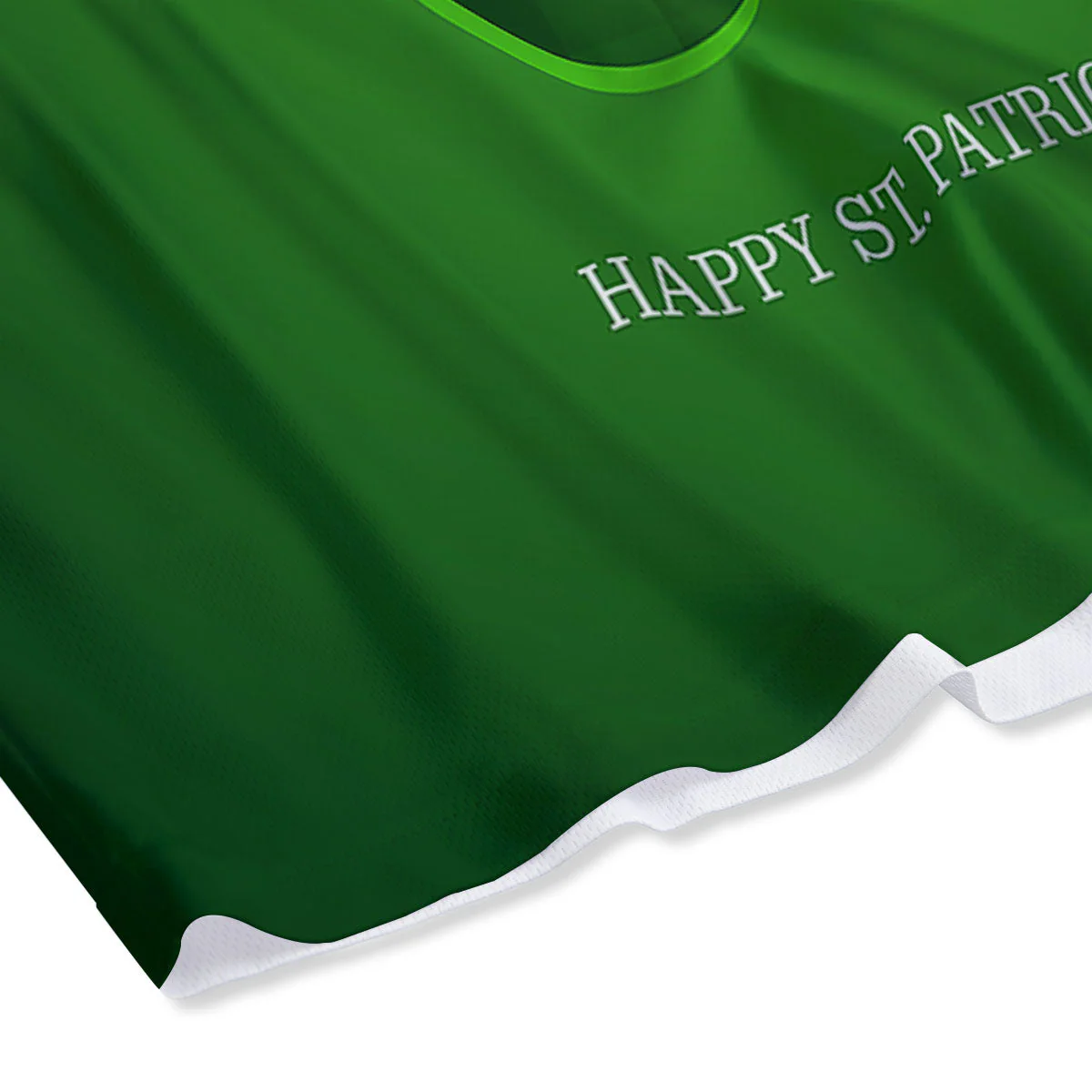 Tartan Shamrock Green Print Mesh Shorts - Image 4