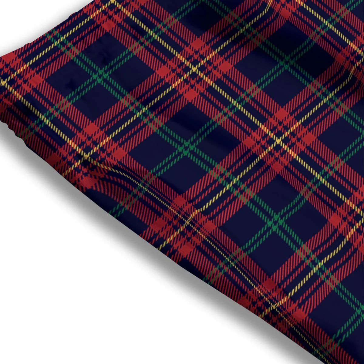 Tartan Yellow And Red Print Pattern Mesh Shorts - Image 3