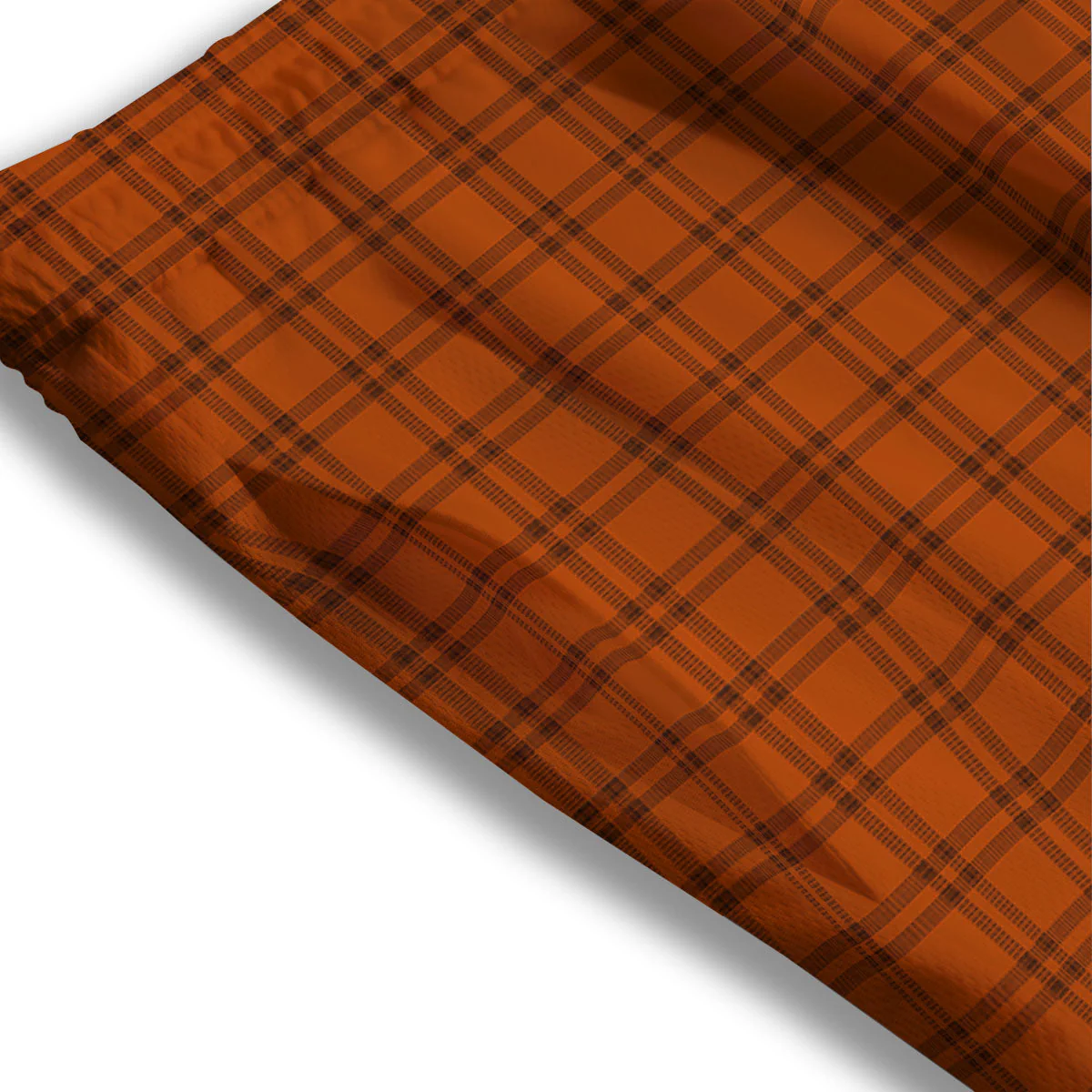 Tattersall Halloween Print Pattern Mesh Shorts - Image 3