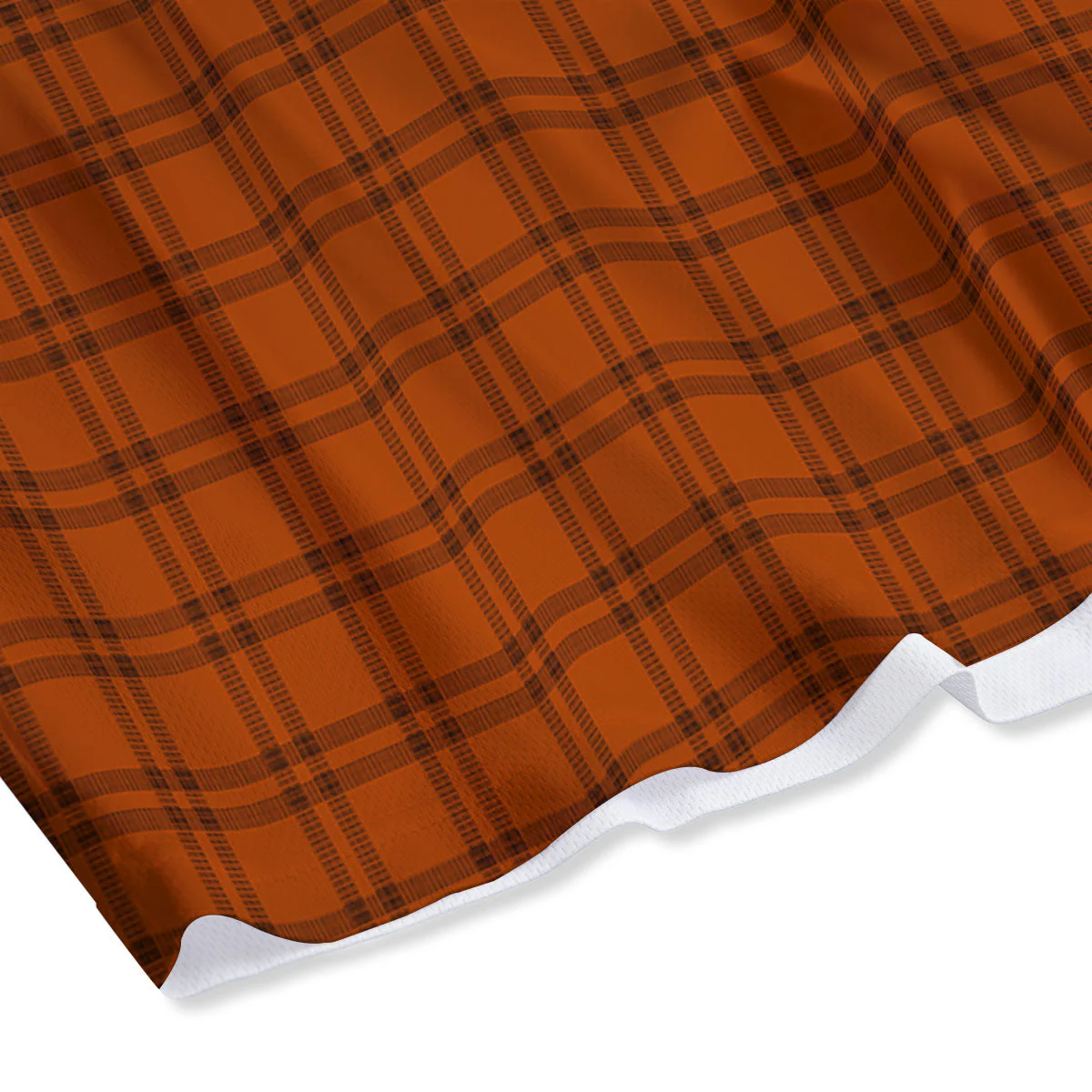 Tattersall Halloween Print Pattern Mesh Shorts - Image 4