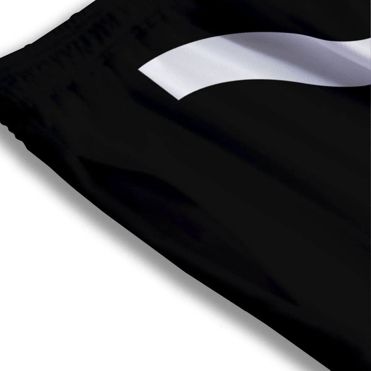 Taurus Sign White And Black Print Mesh Shorts - Image 3