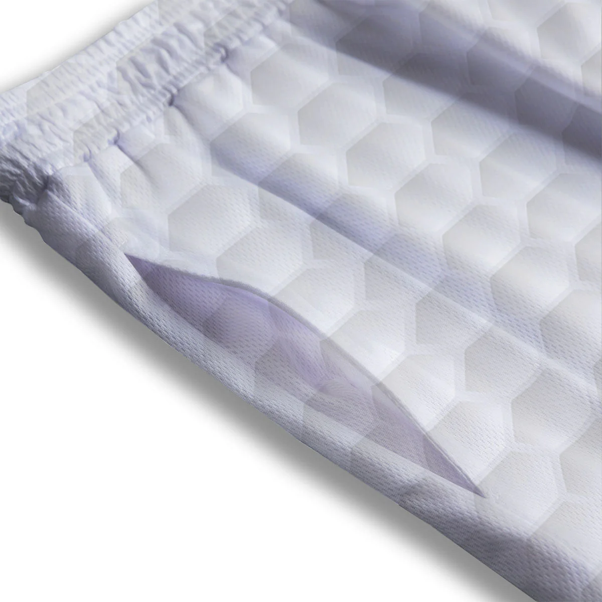 Texture Golf Ball Print Mesh Shorts - Image 3