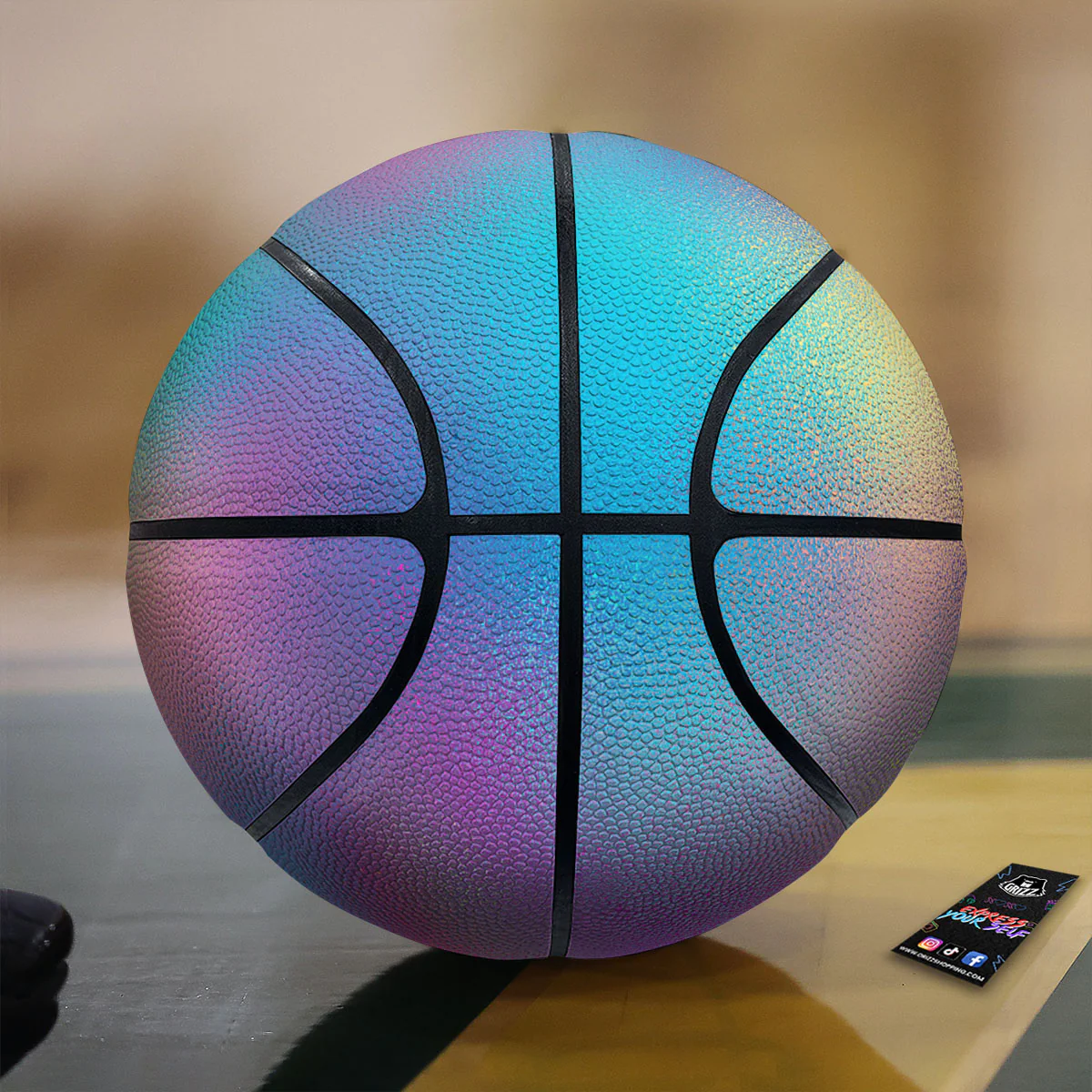 Texture Holographic Print Basketball
