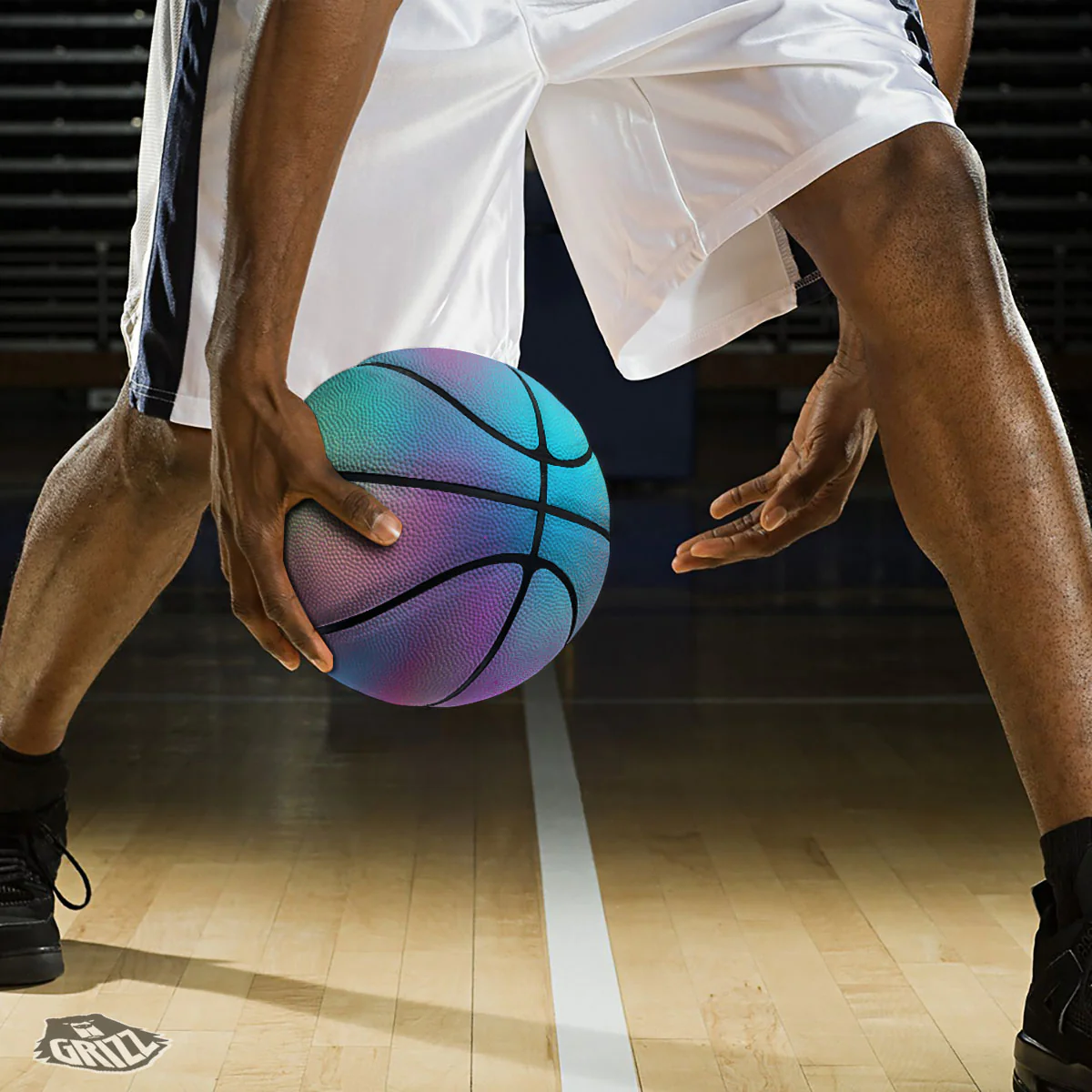 Texture Holographic Print Basketball - Image 3