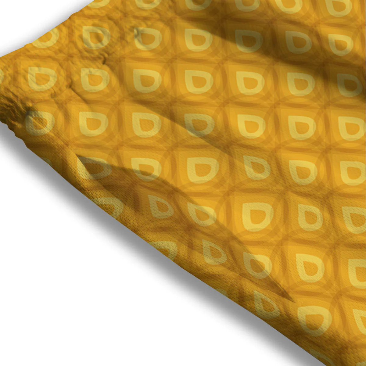 Texture Pineapple Print Pattern Mesh Shorts - Image 3