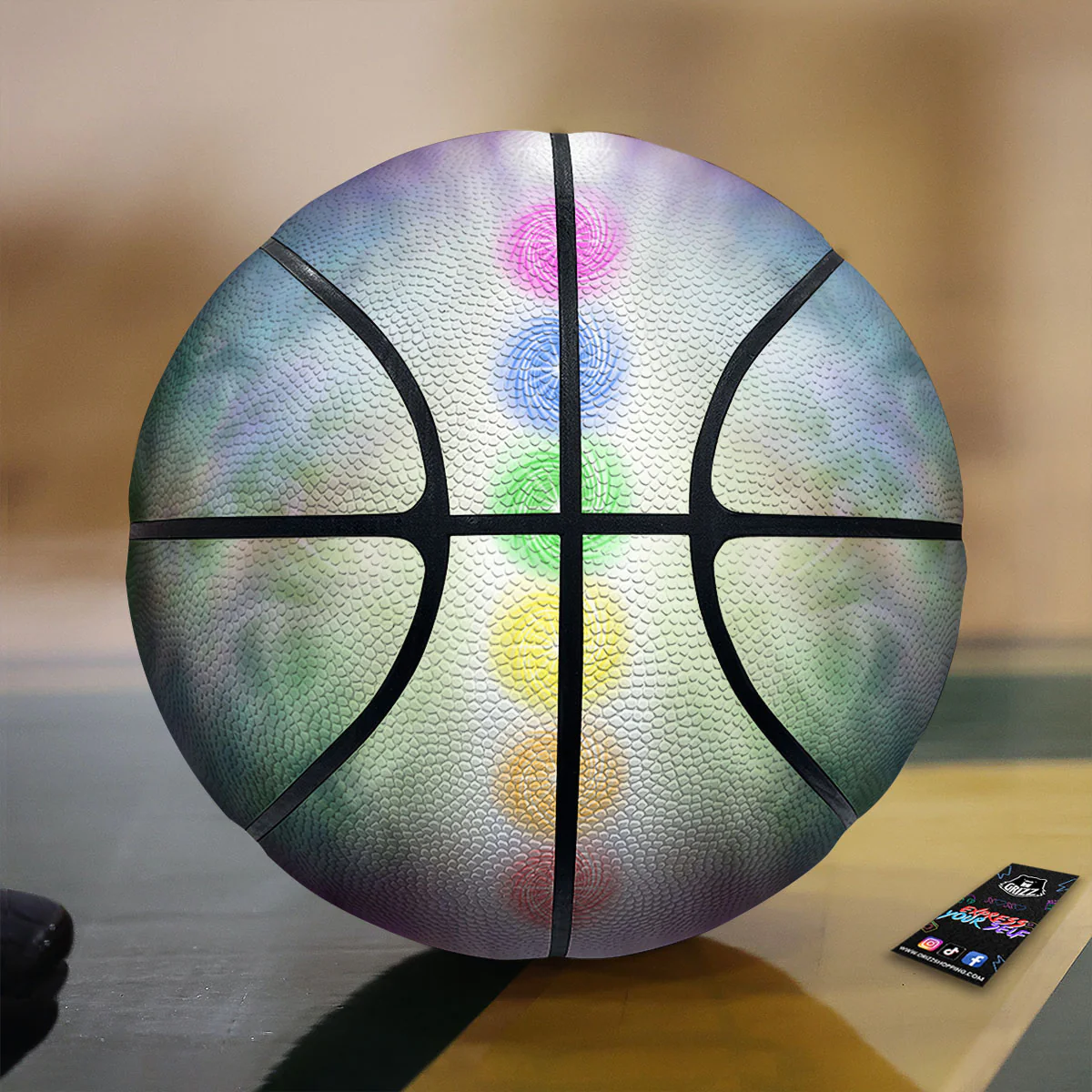 The Seven Chakras And Reiki Print Basketball
