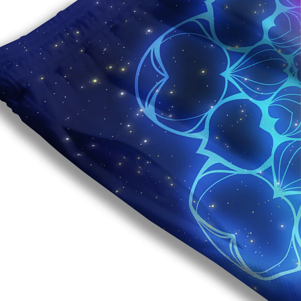 The Universe Chakras Print Mesh Shorts - Image 3