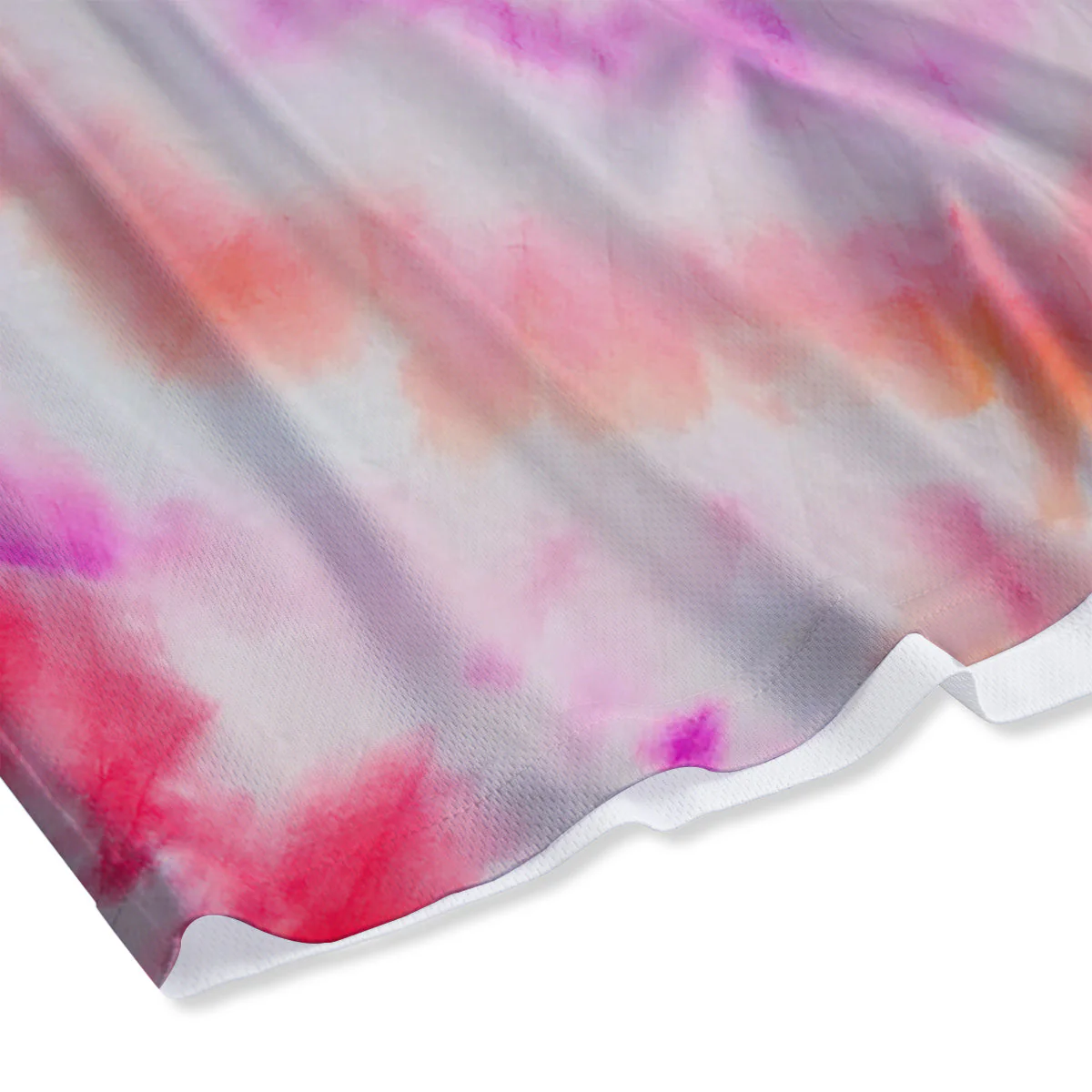 Tie Dye Circle Print Mesh Shorts - Image 4