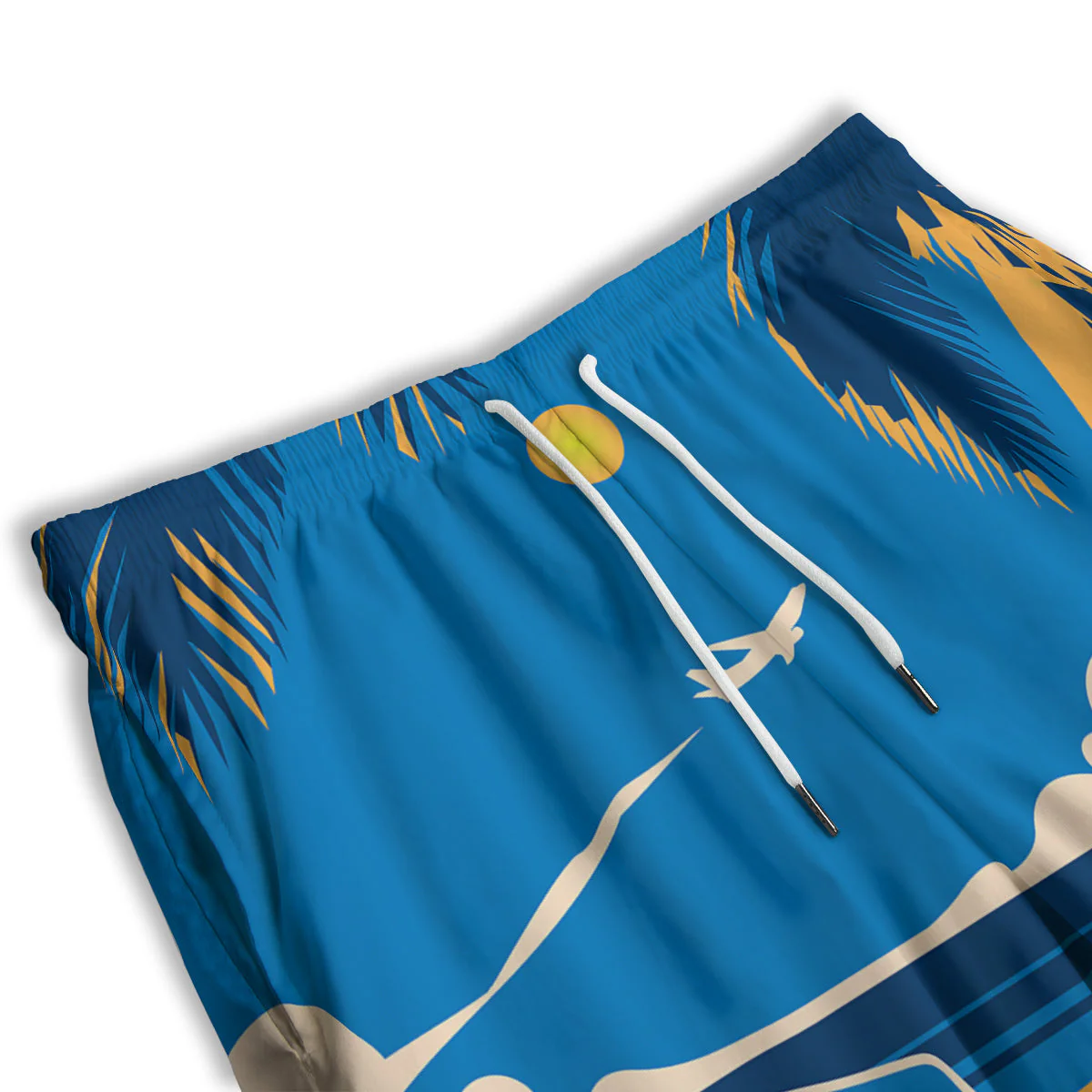 Time To Travel Summer Holiday Print Men's Athletic Shorts - Image 3