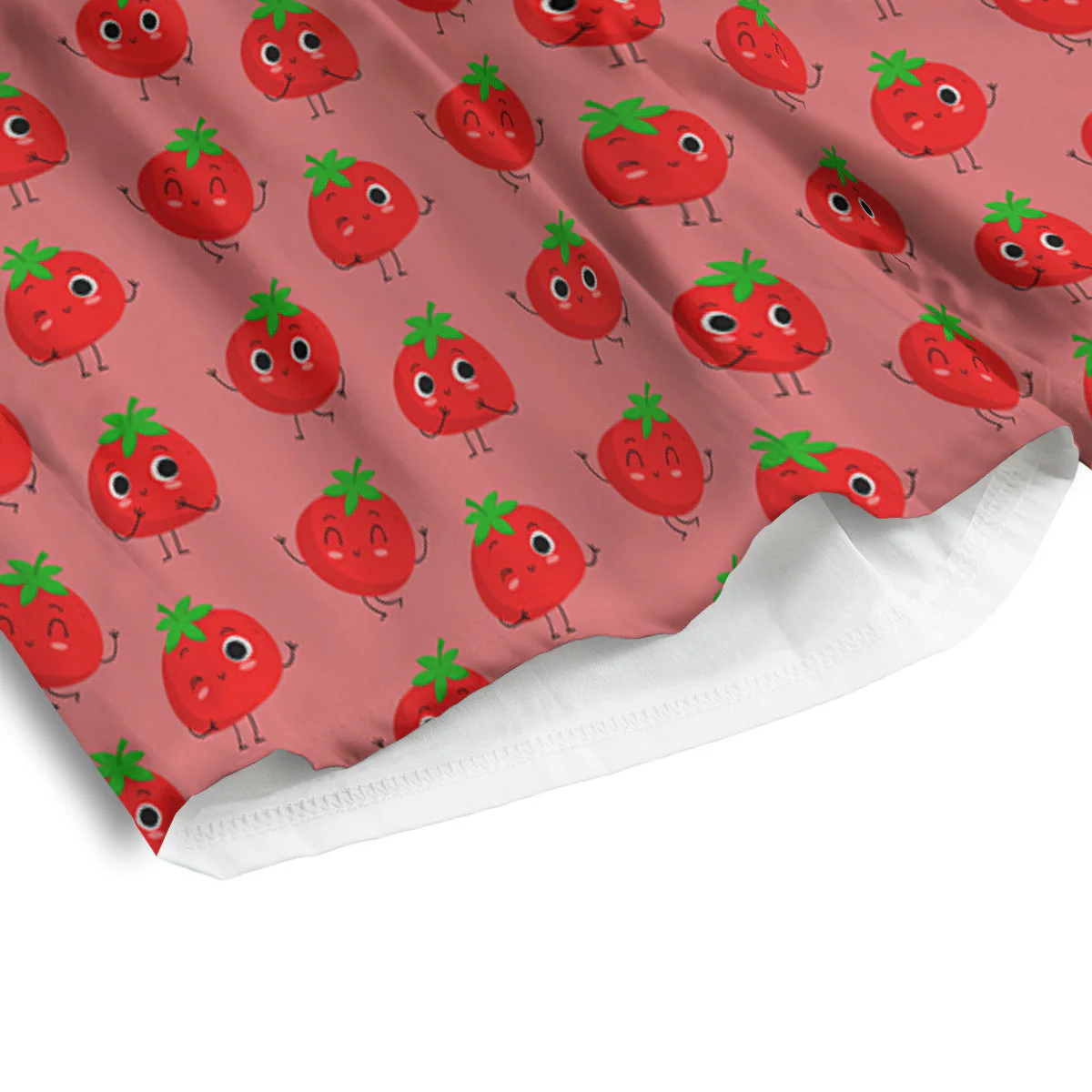 Tomato Cute Print Pattern Men's Athletic Shorts - Image 4