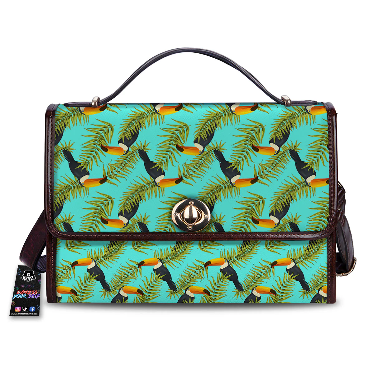 Toucan Tropical Toco Print Pattern Women's Satchel Bag