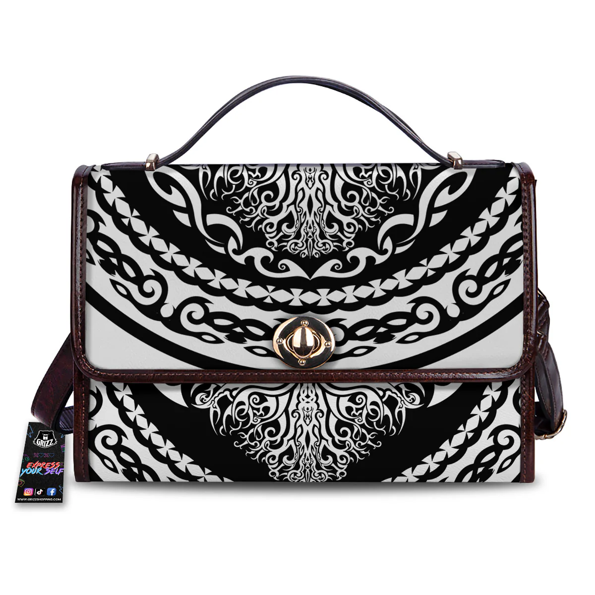 Tree Of Life Viking Print Women's Satchel Bag