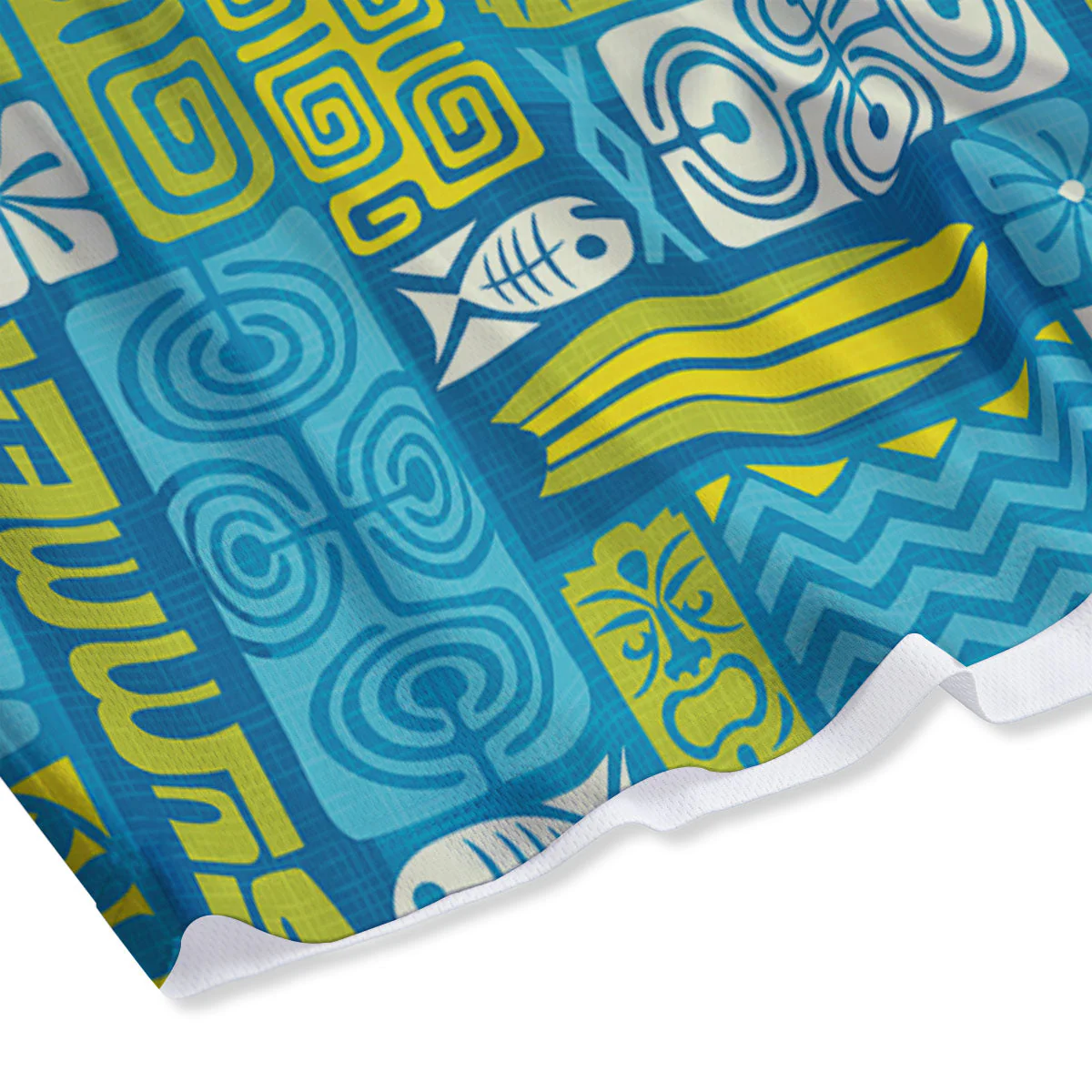 Tribal Hawaii Polynesian Print Mesh Shorts - Image 4
