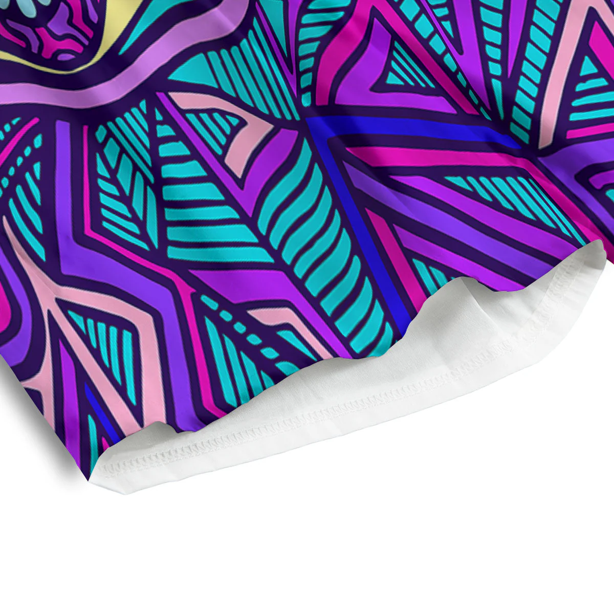 Trippy Ethnic Psychedelic Print Men's Athletic Shorts - Image 4