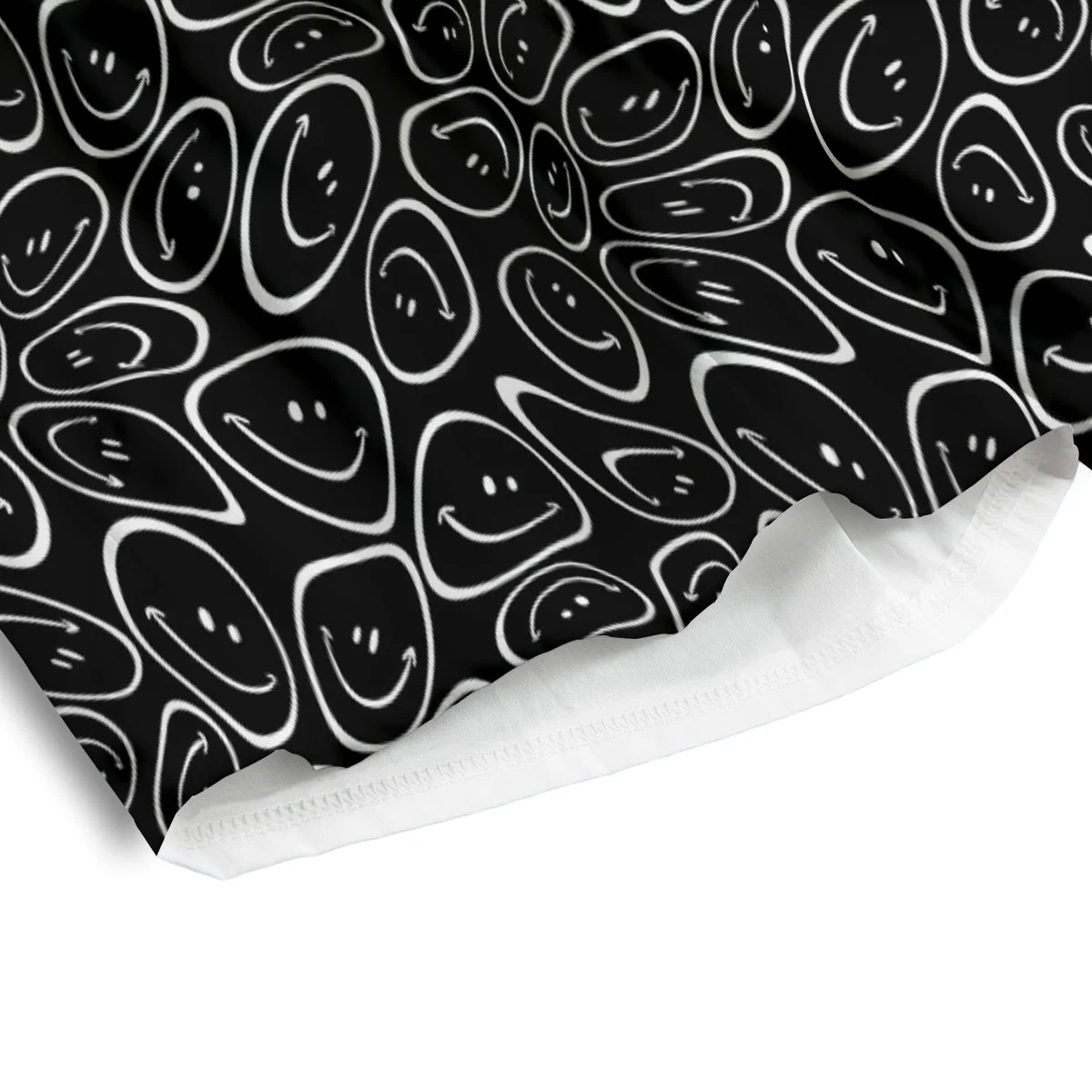Trippy Psychedelic Dark Print Men's Athletic Shorts - Image 4