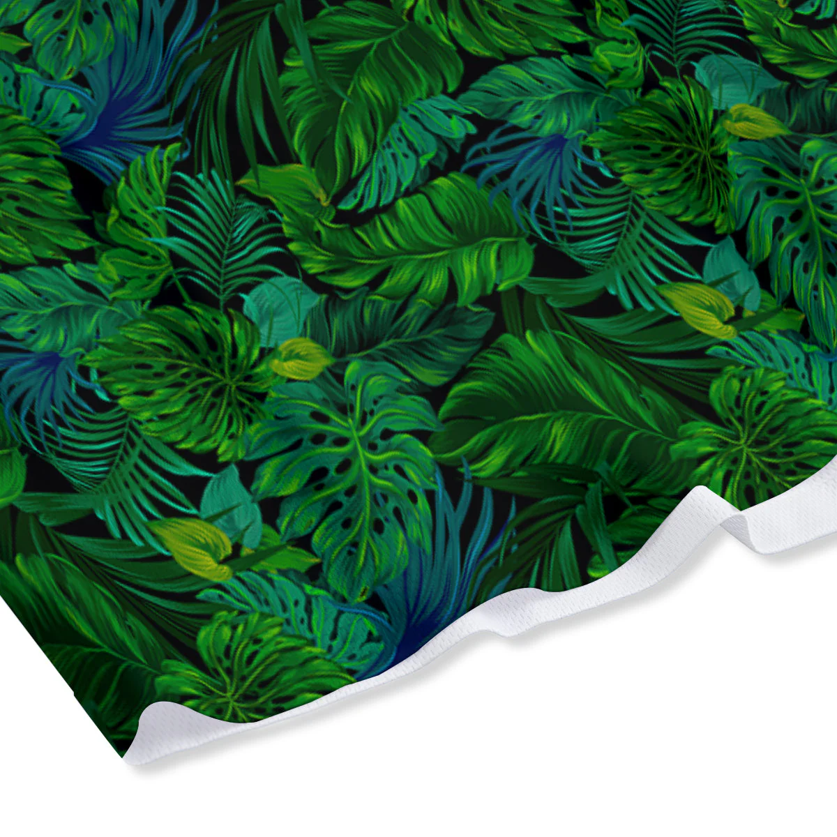 Tropical Aloha Hawaii Print Pattern Mesh Shorts - Image 4