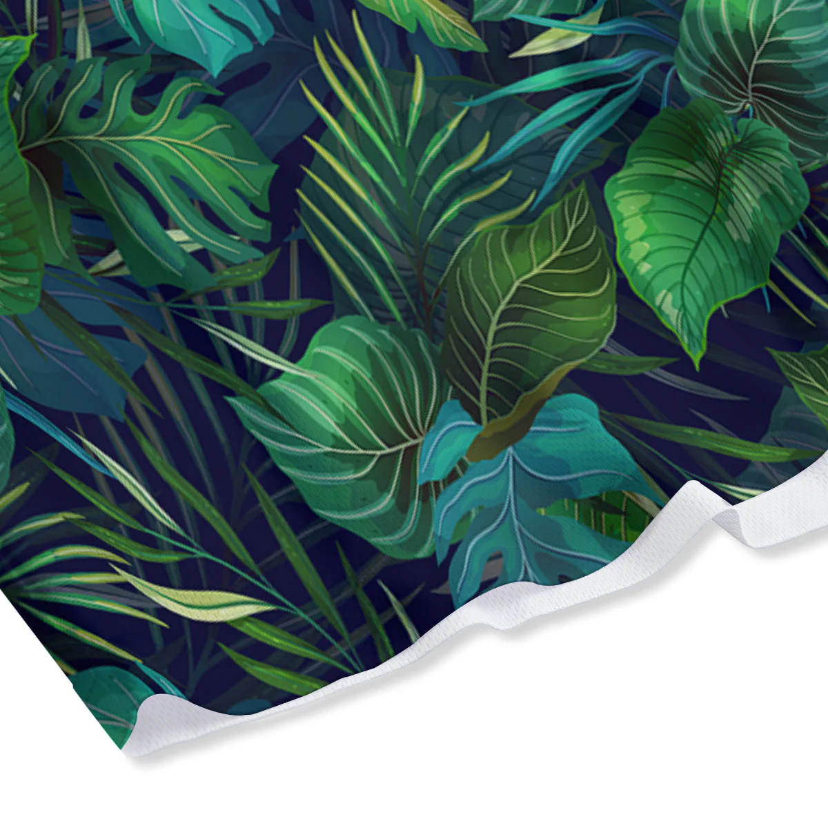 Tropical Plants Hawaiian Print Pattern Mesh Shorts - Image 4
