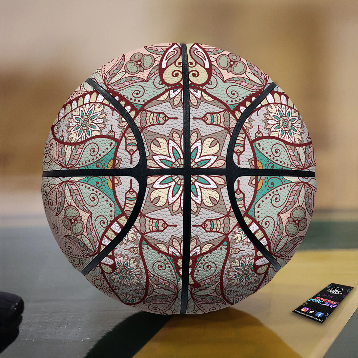 Turtle Polynesian Sea Print Basketball