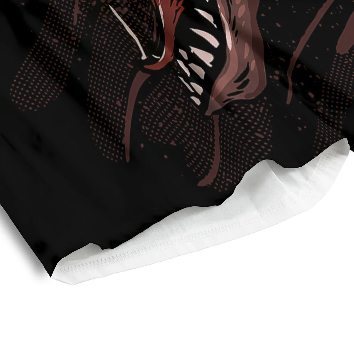 Tyrannosaurus Rex Head Print Men's Athletic Shorts - Image 4