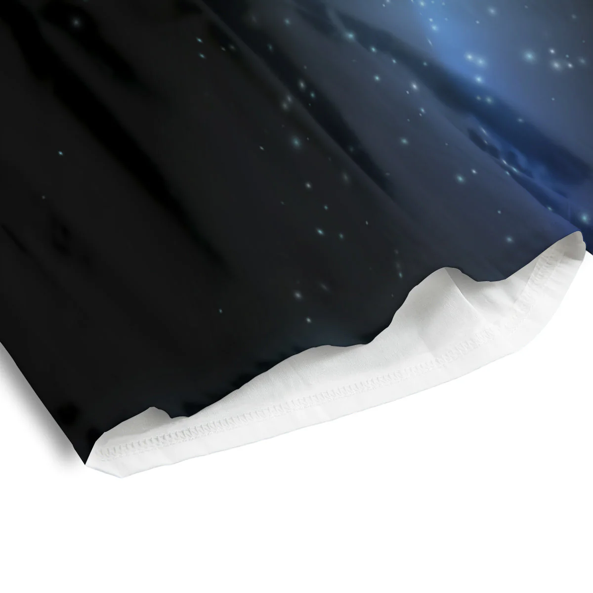 UFO Night Dark Print Men's Athletic Shorts - Image 4