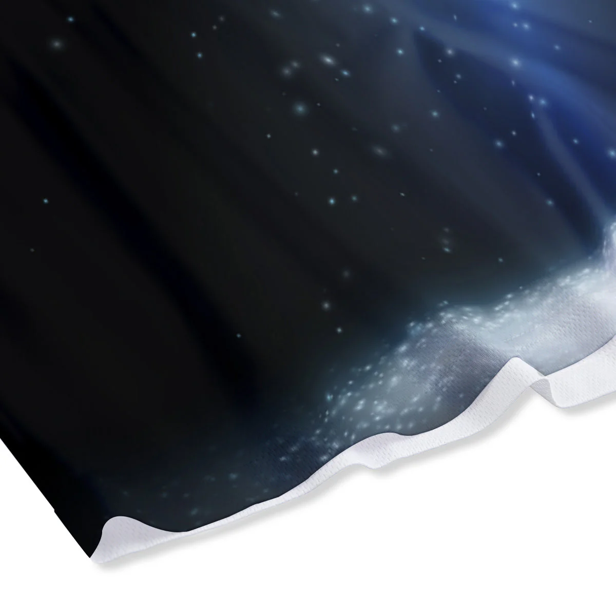 UFO Night Dark Print Mesh Shorts - Image 4