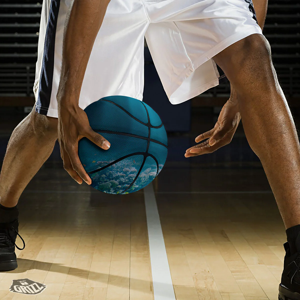 Underwater Ocean Print Basketball - Image 3