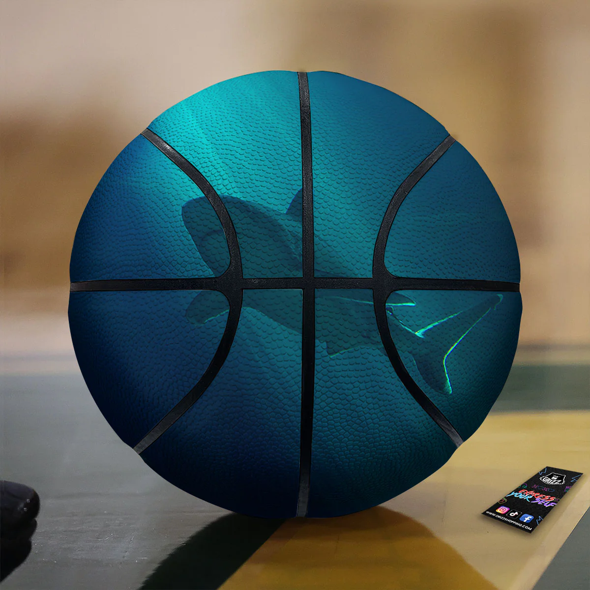 Underwear Shark Print Basketball