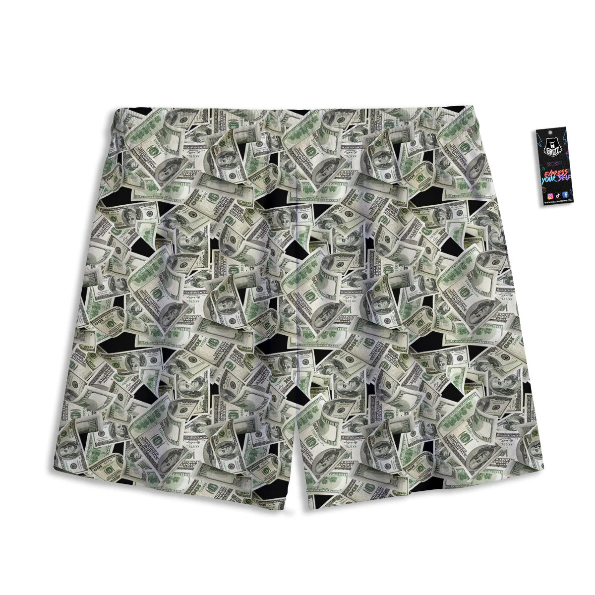 USD Flying Print Mesh Shorts - Image 2