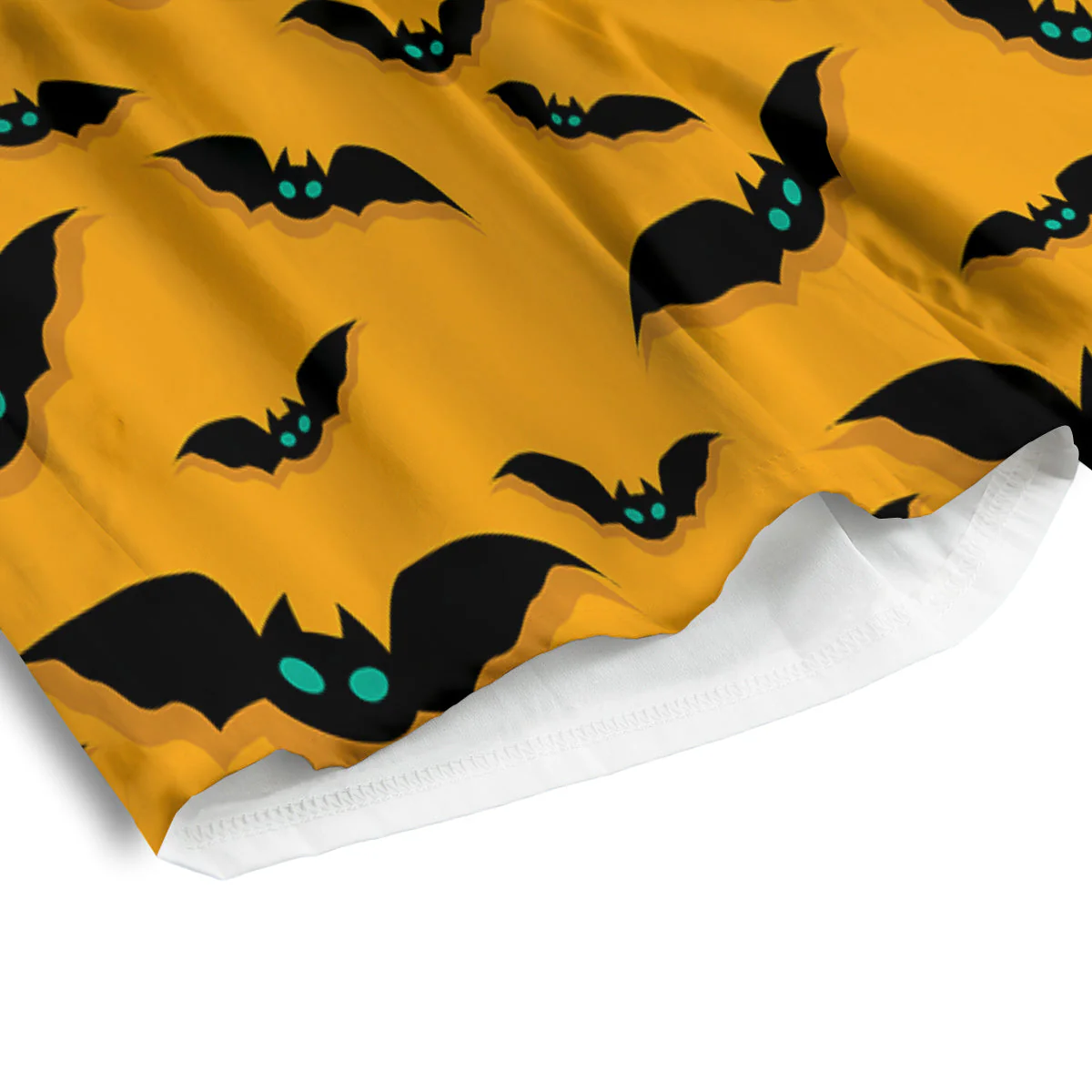 Vampire Bat Halloween Print Pattern Men's Athletic Shorts - Image 4