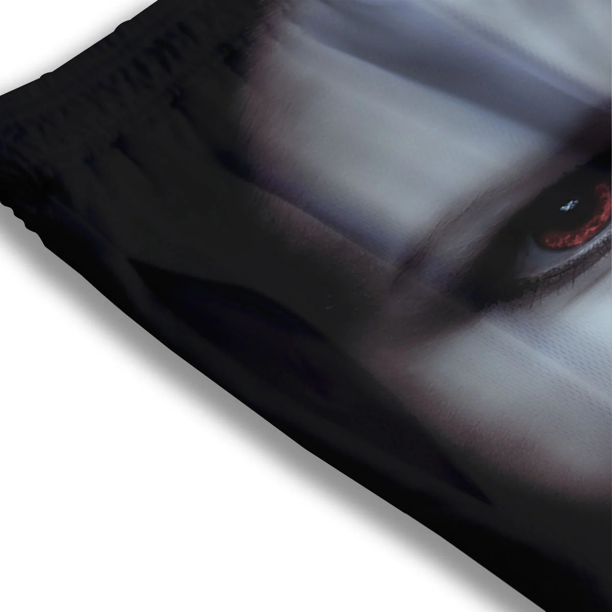 Vampire Girl Halloween Print Mesh Shorts - Image 3