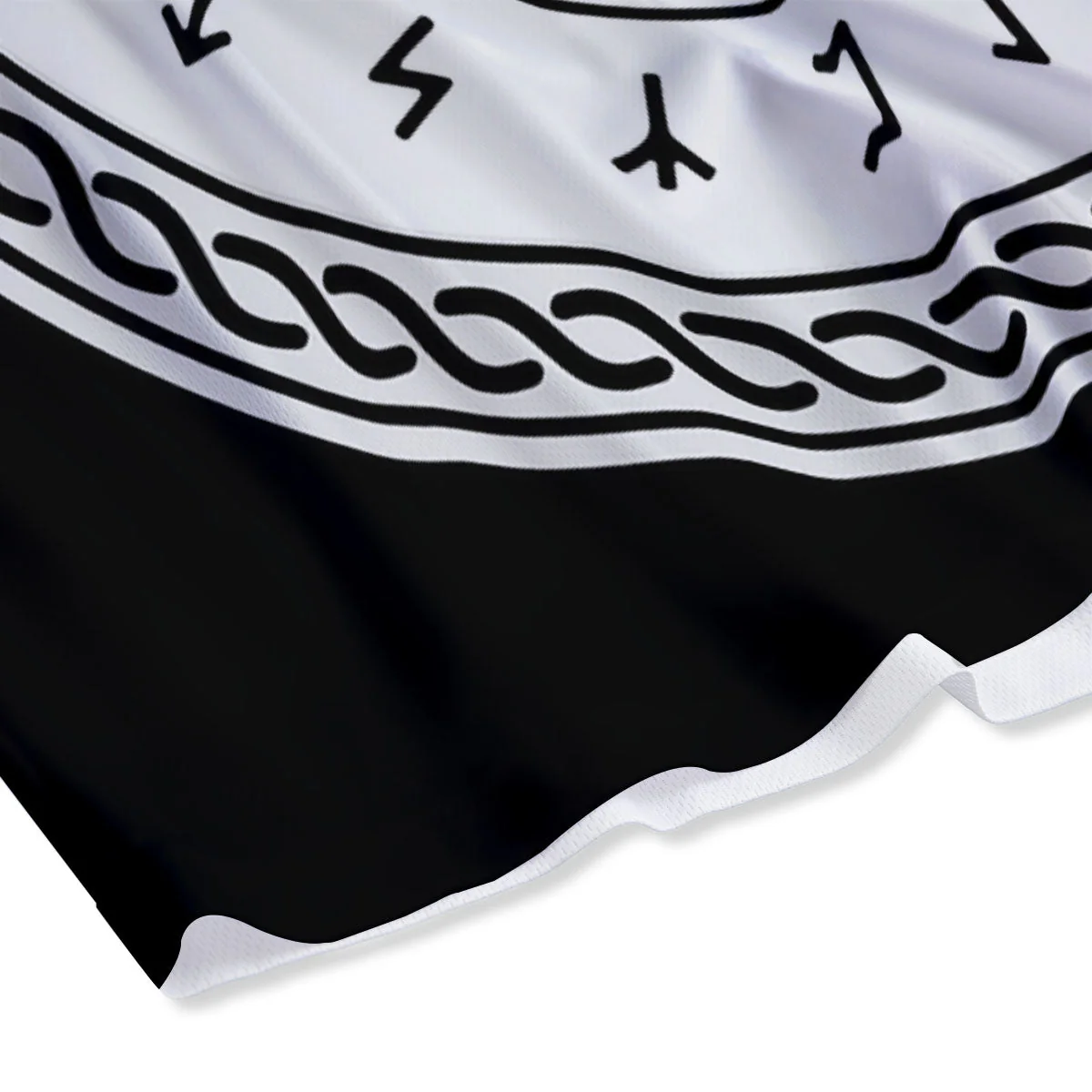 Vegvisir Viking Print Mesh Shorts - Image 4