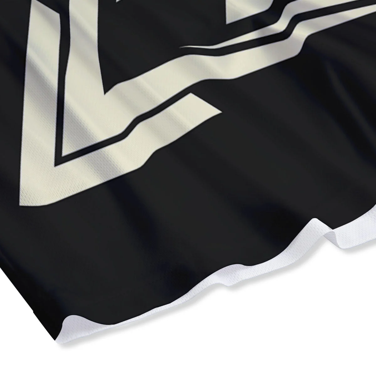 Viking Valknut Scandinavian Symbol Print Mesh Shorts - Image 4